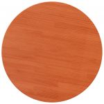 vidaXL Tampo de Mesa Redondo Ø90x2,5 cm Pinho Maciço Castanho-mel - 4077948330