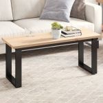 vidaXL Tampo de Mesa Retangular 110x40x2,5 cm Madeira de Pinho Maciça - 466955885