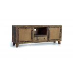 Giner y Colomer Móvel de Tv Feito de Madeira Reciclada e Metal 60x150x40