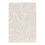 Tapete Sweeek Interior/exterior Padrão Vegetal Creme Bege Kate 170x120x0.2 cm