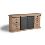 Giner Y Colomer Aparador Estilo Industrial com 6 Gavetas 85x190x40
