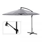 Ambiance Chapéu-de-sol Excentric Grey 180 Gr/m² Altura Máxima 3 M Ø300 cm 81913
