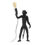 Mauro Ferretti Candeeiro de Mesa Macaco Preto cm Ø 26X34X55 - 171221000N