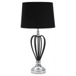 Mauro Ferretti Candeeiro de Mesa Prata Escuro cm Ø 28X56 - 1711490001