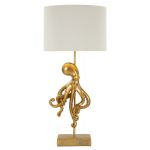 Mauro Ferretti Candeeiro de Mesa Octopus Ouro cm Ø 30,5X64,5 - 171261000G
