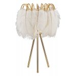 Mauro Ferretti Candeeiro de Mesa de Suporte de Penas cm Ø 40X60 - 1712340003