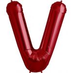 NorthStar Balão Foil 34'' Letra V Vermelho - 180000243