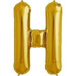 NorthStar Balão Foil 34'' Letra H Dourado - 180000255