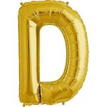 NorthStar Balão Foil 34'' Letra D Dourado - 180000251