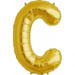 NorthStar Balão Foil 34'' Letra C Dourado - 180000250