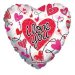 Kaleidoscope Balão Foil 36'' Coração I Love You Corações Ligados - 140019330