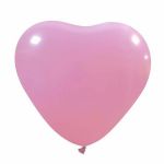 Xiz Party Supplies Pack 100 Balões Coração 26cm Rosa - 013009720