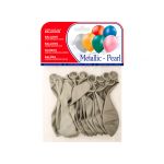 Pack 15 Balões Metalizados Prata - 63215