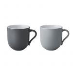 Stelton Conjunto de 2 Canecas Emma Cinza - STTX-207-1