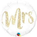 Qualatex Balão Foil 18" Mrs Glitter Gold - 020057316