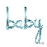 Northstar Balão Foil 46" Baby Script Pastel Blue - 1800146701