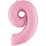 Grabo Balão Foil 40" Nº 9 Astel Pink - 460000079