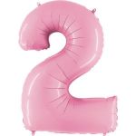 Grabo Balão Foil 40" Nº 2 Astel Pink - 460000072