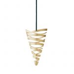 Stelton Ornamento Corneta - Tangle S Dourado - STT10203