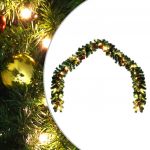 Grinalda de Natal Decorada com Enfeites e Luzes LED 5 m - 246406