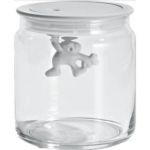 Alessi Frasco com Tampa Hermética Branco 700ml - Gianni a Little Man Holding On Tight - AALEAMDR04W