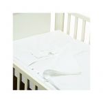 B-Mum Conjunto de Lençóis Inverno Safety Baby Bed 120x60cm Branco/Pureza - S17PVBRB