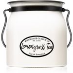 Milkhouse Candle Co. Creamery Lemongrass Tea Vela Perfumada 454 G Butter Jar