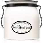 Milkhouse Candle Co. Creamery Sweet Tobacco Leaves Vela Perfumada 454 G Butter Jar