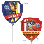 Balão Foil Mini-Shape Chase e Marshall 9?-23cm