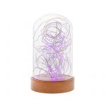 Ledbox Farol Decorativo LED Bode Regulável Violeta
