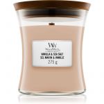 Woodwick Vanilla & Sea Salt Vela Perfumada com Pavio de Madeira 275g