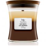 Woodwick Trilogy Café Sweets Vela Perfumada com Pavio de Madeira 275g