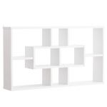HomCom Prateleira de Livros Cubos Modernos 85x14.5x47.5cm