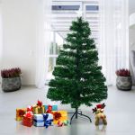HomCom Árvore de Natal + Luzes LED Verde 60 x 120 cm - 02-0349