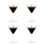 Bodum Oktett 4pcs Durable Martini Glass, Tritan, 0.18 L, Transparente