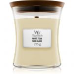 Woodwick White Teak Vela Perfumada com Pavio de Madeira 275g