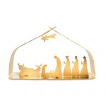 Alessi Presépio de Natal Ouro - Bark Crib Dourado - ALESBM09GD