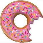Balão Donut & Sprinkles Shape