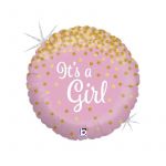 Grabo Balão Foil 18" It S a Girl Glitter - 460036586