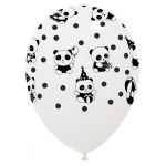 Xiz Party Supplies 6 Balões 11&quot; Impressão Panda em Festa - 011110222