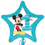 Amscan Balão Foil 18" Estrela Mickey 1º Aniversário - 043433501