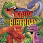 Creative Converting Guardanapos Dinossauros Happy Birthday - 120661012