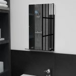 Espelho de Parede com Prateleira Vidro Temperado 30x50 cm - 249435