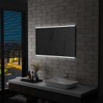 Espelho de Parede LED com Sensor Tátil Casa de Banho 100x60 cm - 144734