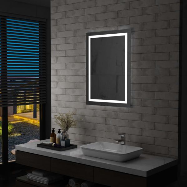 Espelho de casa de banho com luz led frontal Francia - Torneiras Online