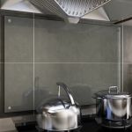 Painel Anti-salpicos Cozinha Transparente 90x60 cm Vidro Temp. - 249474