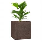 Solid Grow Rust Vaso 40 x 41 x 40 cm Fibreclay Cor Ferrugem
