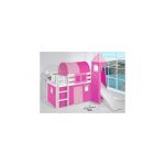 Befara Cama de Beliche Jupiter com Slide 90 x 200 Rosa-pink