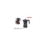 Quttin Cafeteira Italiana Darkblack Indução Preto