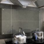 Painel Anti-salpicos Cozinha Transparente 90x50 cm Vidro Temp. - 249473